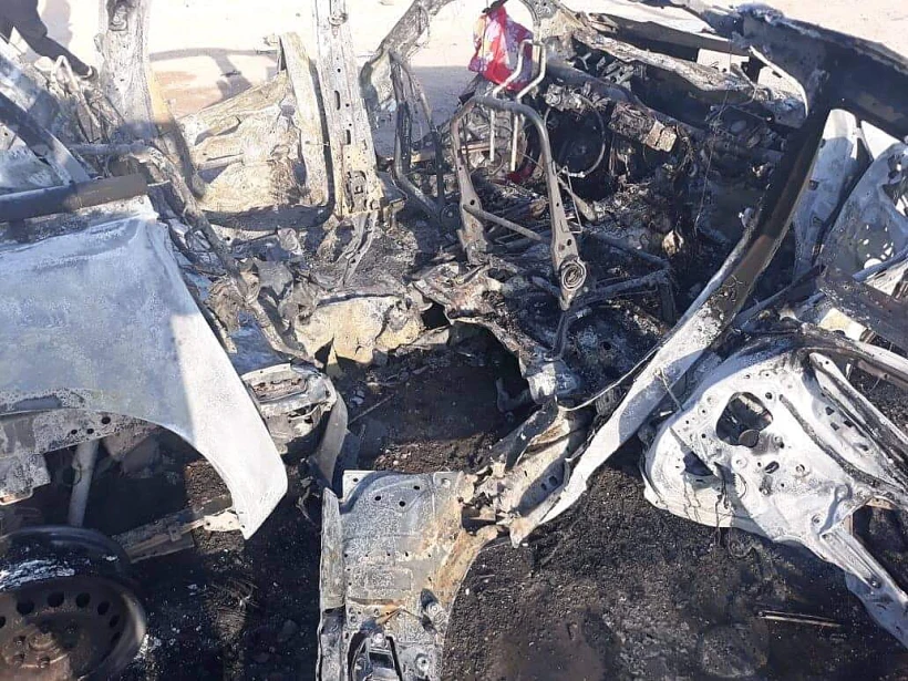 תקיפת שיירת מיליציית הגיוס העממי בגבול סוריה עיראק
