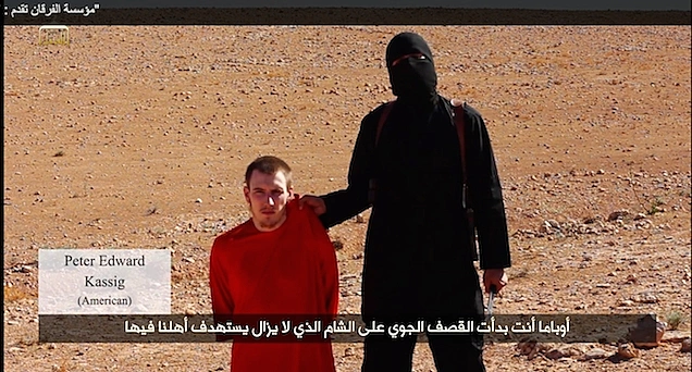 השבוי האמריקני פיטר אדוארד קאסיג בידי דאעש