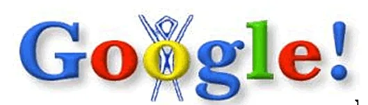 הלוגו של גוגל לאורך השנים - הגוגל דודל הראשון, מחווה לפסטיבל Burning Man ב-