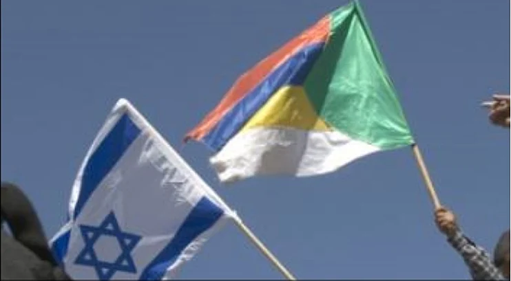 הדגל הדרוזי והדגל הישראלי