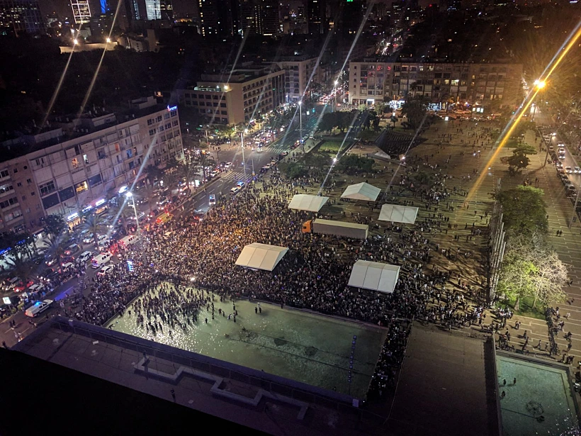 חגיגות הניצחון באירוויזיון בכיכר רבין