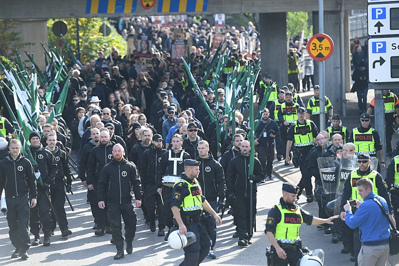 מצעד ניאו-נאצים בגטבורג, שבדיה