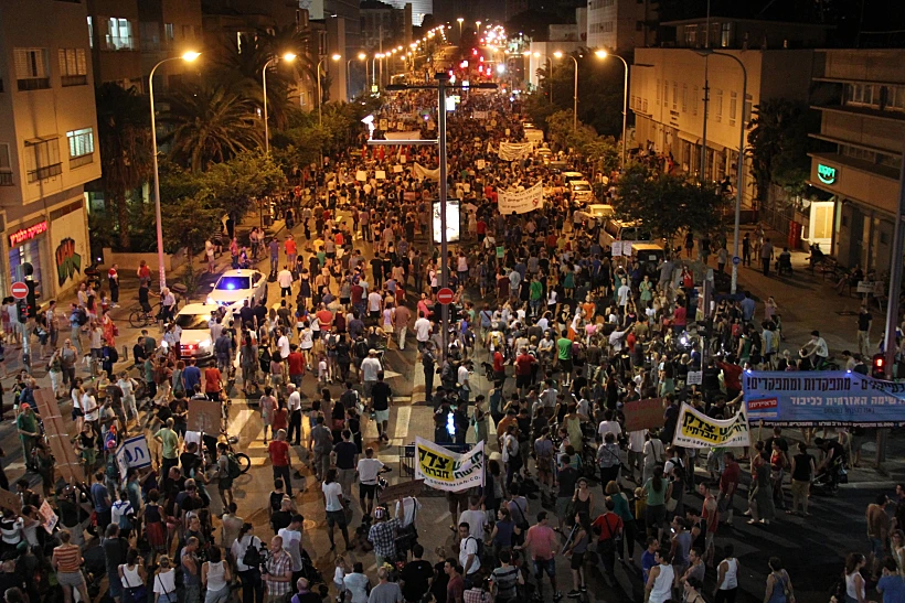 המחאה החברתית בתל אביב