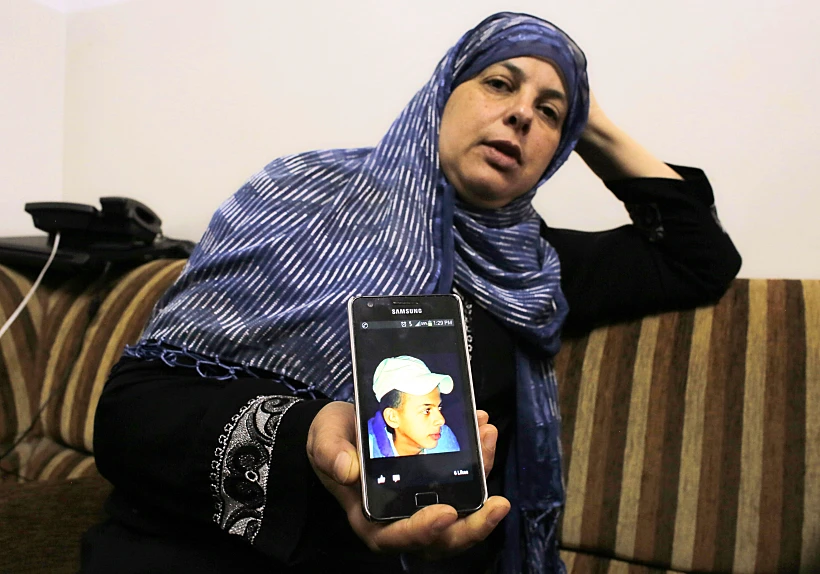 סוהא, אמו של מוחמד אבו חדיר, הנער שגופתו נמצאה היער ירושלים
