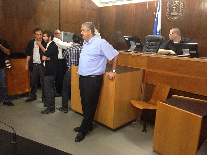 שלומי לחיאני, ראש עיריית בת ים המושעה, בבית משפט השלום בתל אביב
