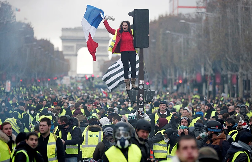 הפגנות בפריז, צרפת
