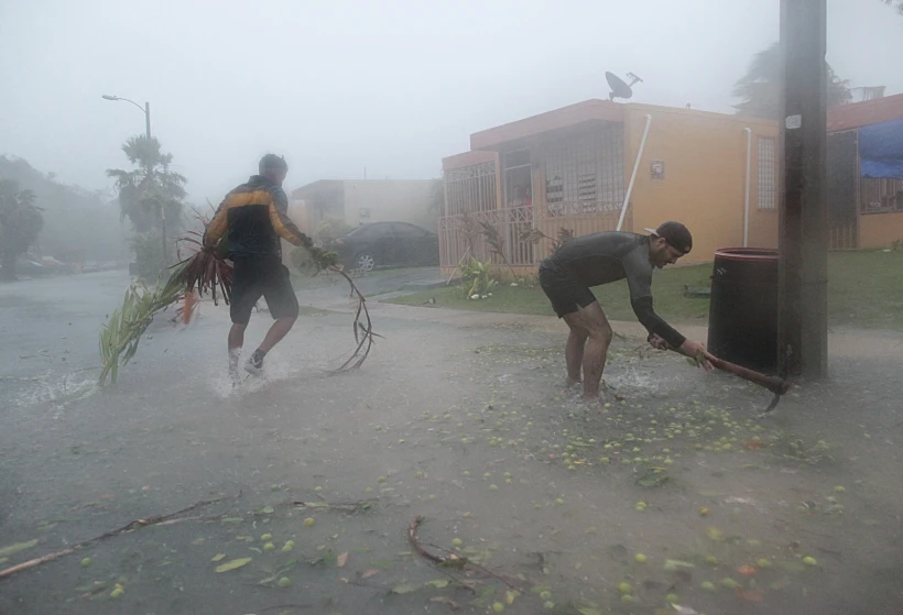 הוריקן אירמה מכה בפורטו ריקו