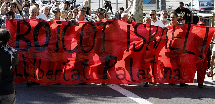 הפגנה נגד ישראל בברצלונה, ספרד