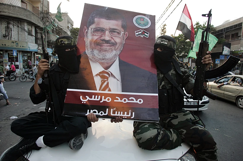 חגיגות ברצועת עזה אחרי בחירתו של מוחמד מורסי לנשיא מצרים