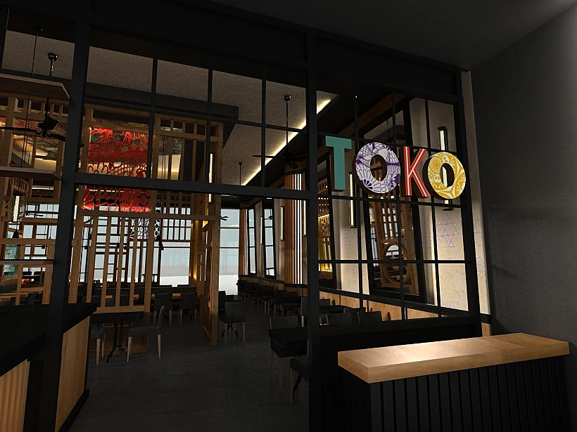 מסעדת TOKO במתחם יס פלאנט