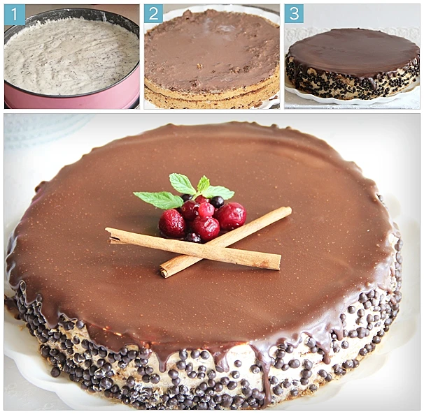עוגת שקדים ושוקולד ללא גלוטן