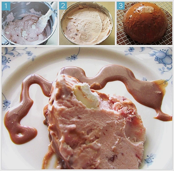 מתכון לעוגת גלידה בציפוי שוקולד