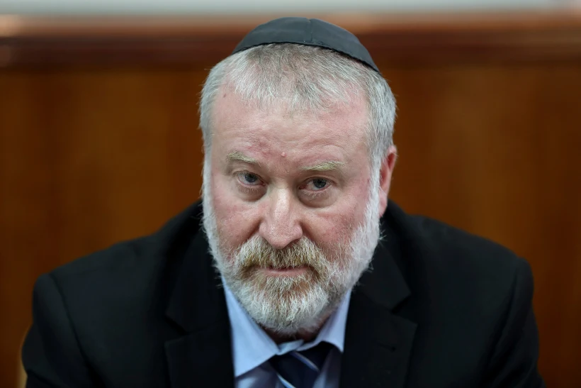 Israeli Attorney General Avichai Mandelblit Looks On During The Weekly Cabinet Meeting In Jerusalem