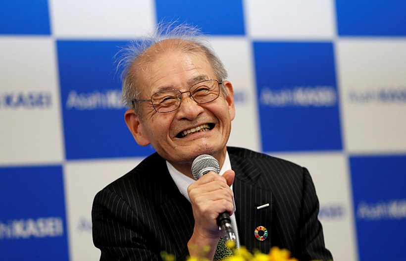 Asahi Kasei Honorary Fellow Akira Yoshino, 2019 Nobel Prize In Chemistry Winner, Attends A News Conference In Tokyo