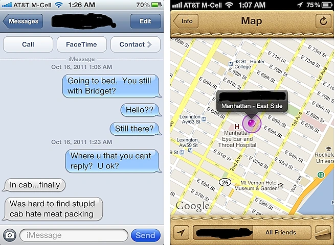 אפליקציית Find my Friends לאייפון עם iOS5