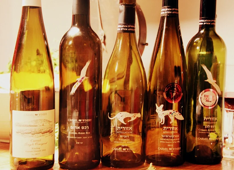 יינות יקבי כרמל מסדנת בשרים אצל בושי - כתבה בעולם היין תמונה על כל הרוחב