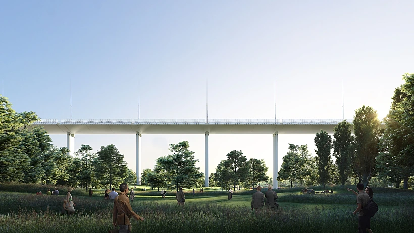 הגשר החדש בתכנונו של פיאנו