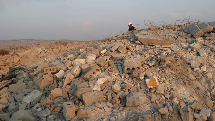 תיעוד מהמקום שבו נטען כי חוסל אבו בכר אל-בגדאדי