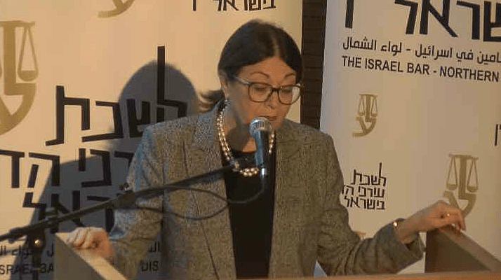 נשיאת בית המשפט העליון אסתר חיות באירוע של לשכת עורכי הדין
