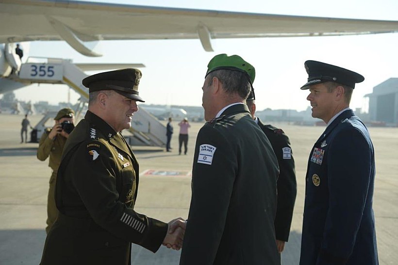 ביקור יושב ראש המטות המשולבים של צבא ארה״ב, הגנרל מארק א. מילי