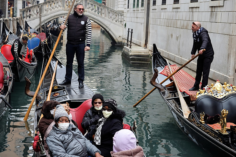 התפשטות נגיף הקורונה בונציה שבאיטליה