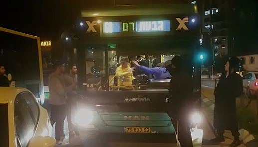 תקיפת נהג אוטובוס בירושלים