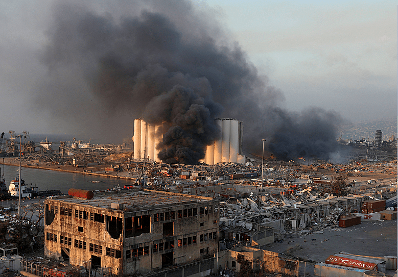 הפיצוץ הקטלני בנמל ביירות