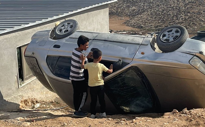 מכונית בבעלות פלסטינית