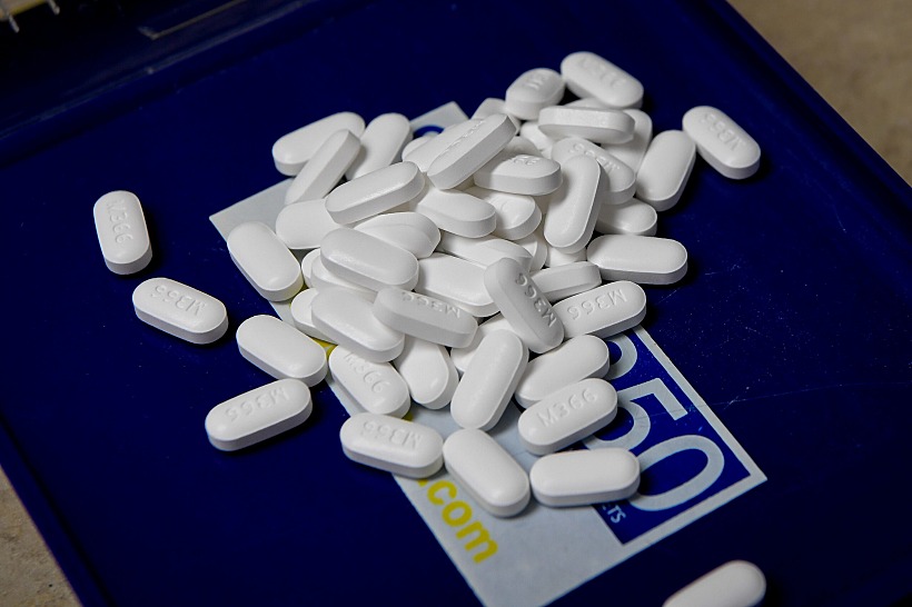 File Photo: Tablets Of The Opioid Based Hydrocodone At A Pharmacy In Portsmouth