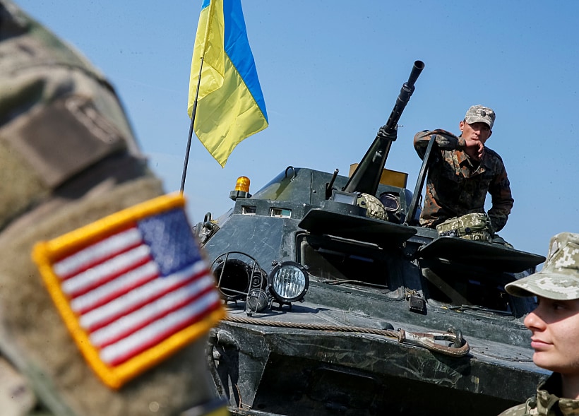 תרגיל צבאי משותף בין ארה''ב ואוקראינה