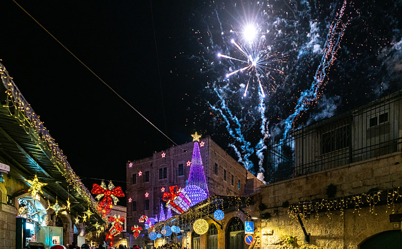 Christmas,celebration,in,jerusalem,israel