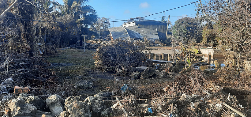 ההרס באיי טונגה 