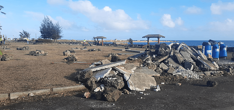 ההרס באיי טונגה 