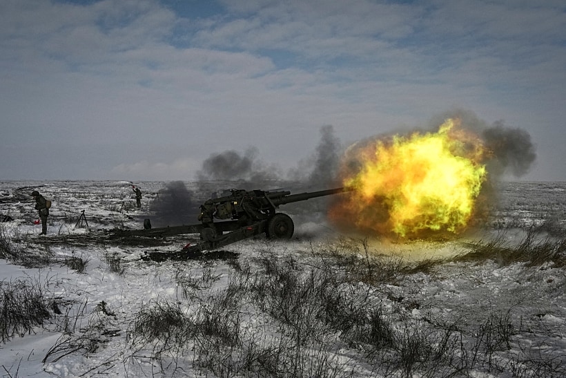 File Photo: Russian Service Members Hold Drills In The Rostov Region