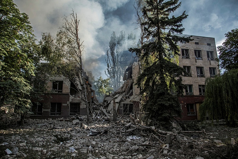 הלחימה בעיר ליסיצ'נסק - העיר האחרונה במחוז לוהנסק שנותרה תחת שליטה אוקראינית