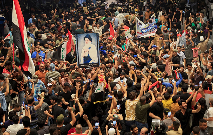 המהומות בפרלמנט בעיראק