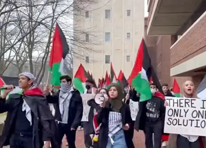 הפגנות אנטישמיות באוניברסיטת מישיגן בארצות הברית