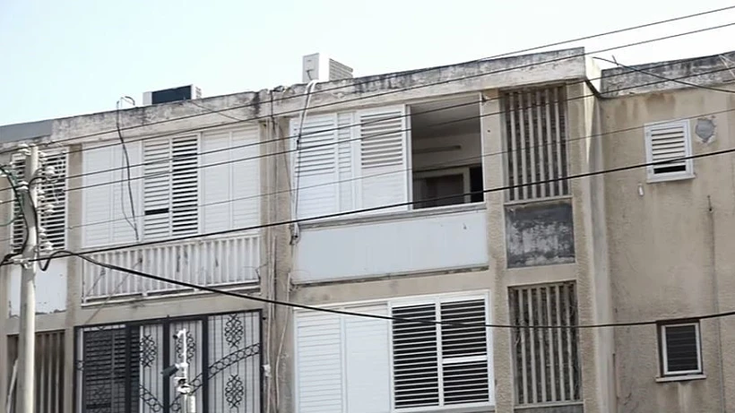 L'appartement où a été commis le double meurtre à Netanya