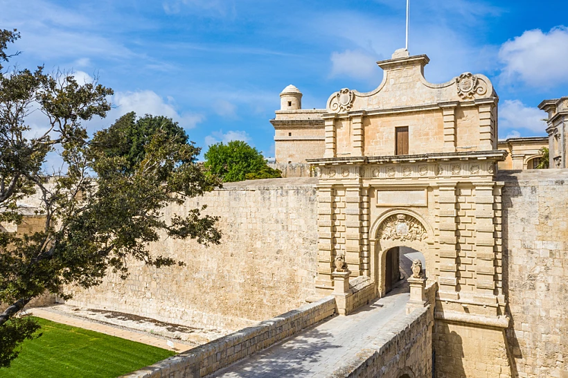 The,main,gate,of,mdina,city, ,old,capital,of