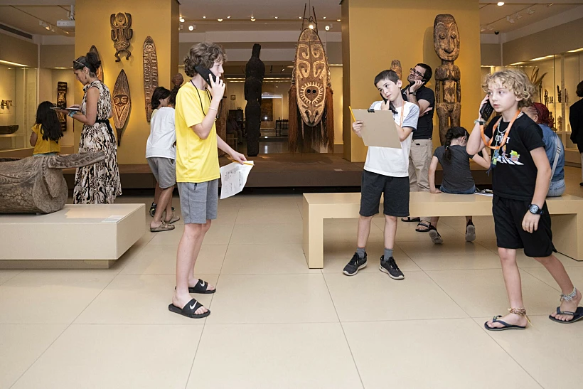 פעילות של אגף הנוער במוזיאון ישראל