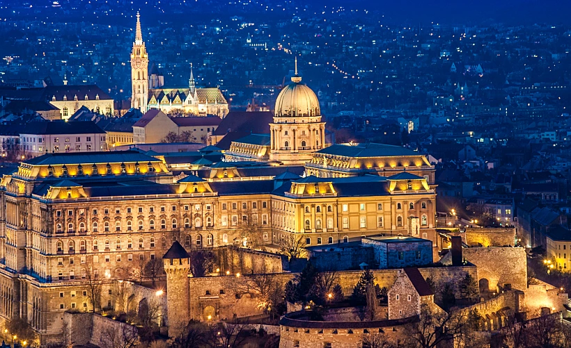 The,buda,castle,,budapest