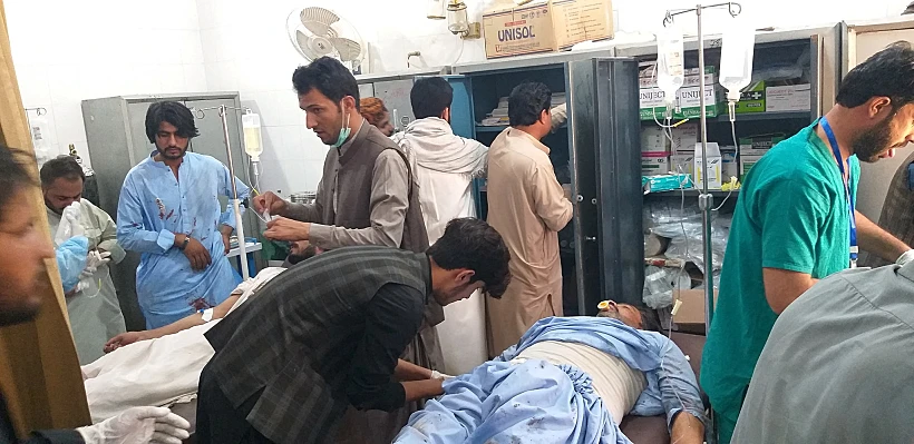 פצועים מהפיגוע בפקיסטן בבית החולים