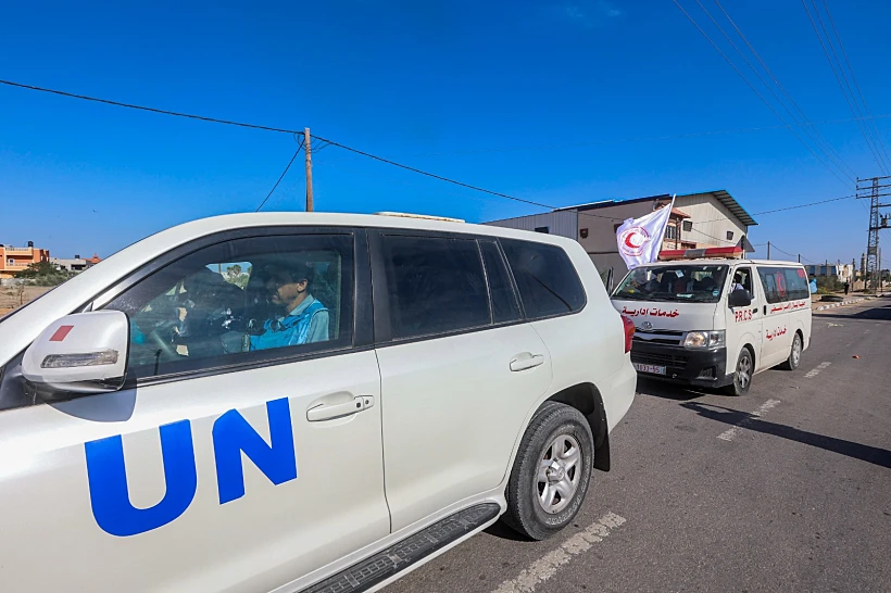 נציגי האו"ם ממתינים להגעת סיוע הומניטרי במעבר רפיח