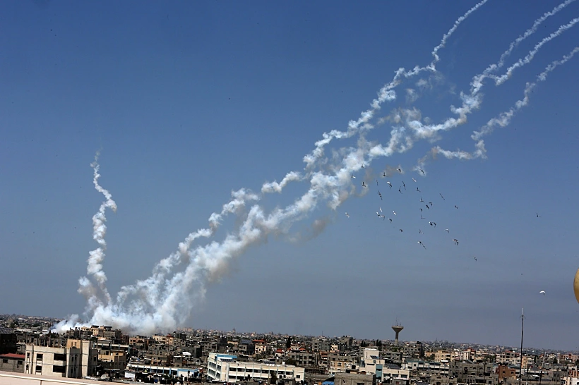שיגור רקטות מרצועת עזה לעבר ישראל