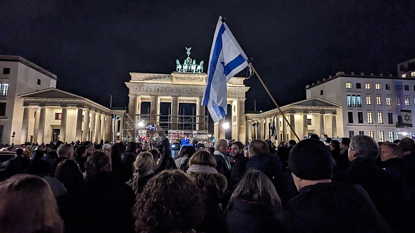 עצרת תמיכה בישראל בברלין