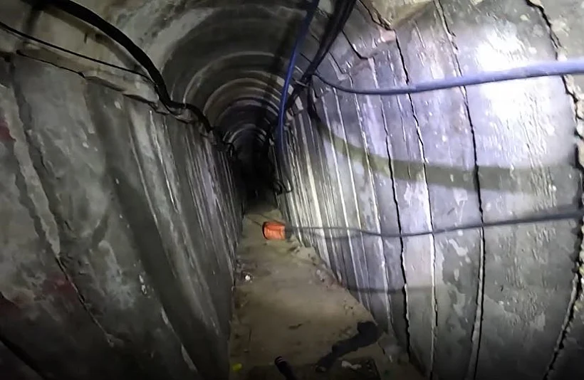 המנהרה שחוברה לביתו של אחמד ע'רנדור שנחשפה