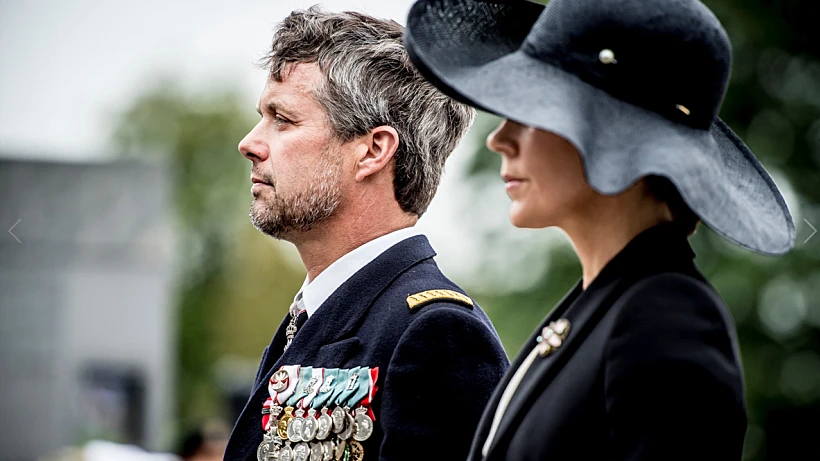 יורש העצר הדני, הנסיך פרדריק, ואשתו הנסיכה מארי