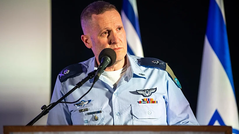 מפקד חיל האוויר אלוף תומר בר בכנס המבצעי בפלמחים