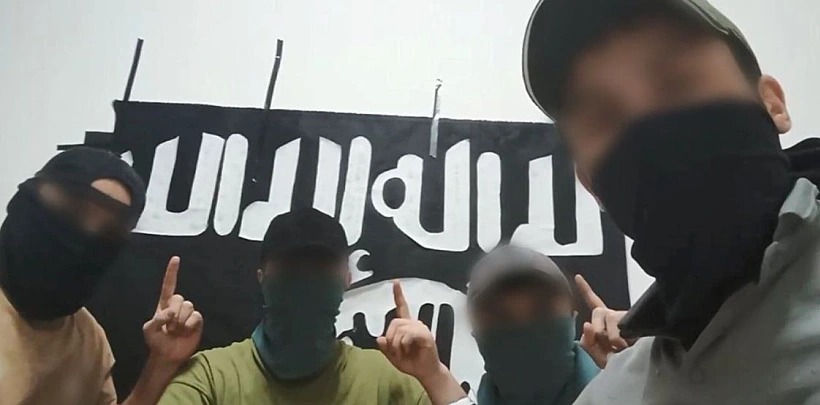 תמונת המחבלים שביצעו את הפיגוע ברוסיה, שפרסם דאעש
