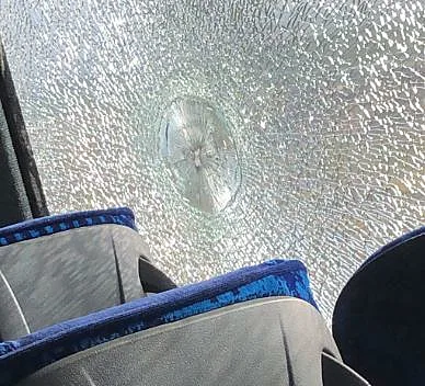 פגיעת ירי באוטובוס בבקעת הירדן